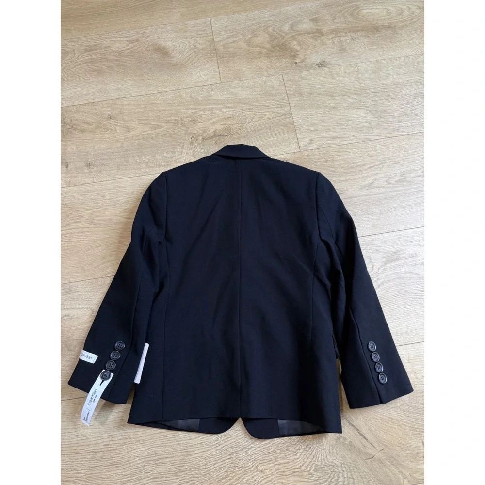 NWT Boys Calvin Klein Suit Separates Black SLIM FIT Jacket‎ Size 5 msrp $89.50